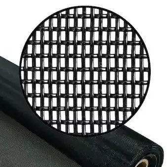 280g/m2 PET メッシュスクリーン 0.35mm 電線直径 軽量スクリーンロール 100m 長さ