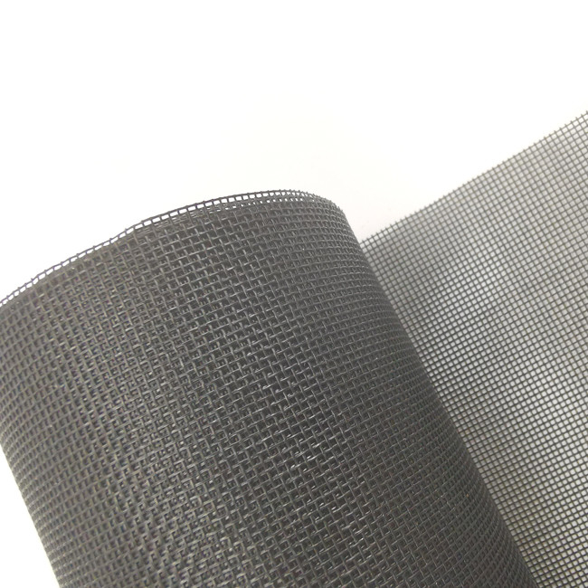 ブラックPETメッシュスクリーンロール 14x11/15x11/9x9 メッシュ数 280g/m2-360g/m2 重さ 30m-100m 長さ