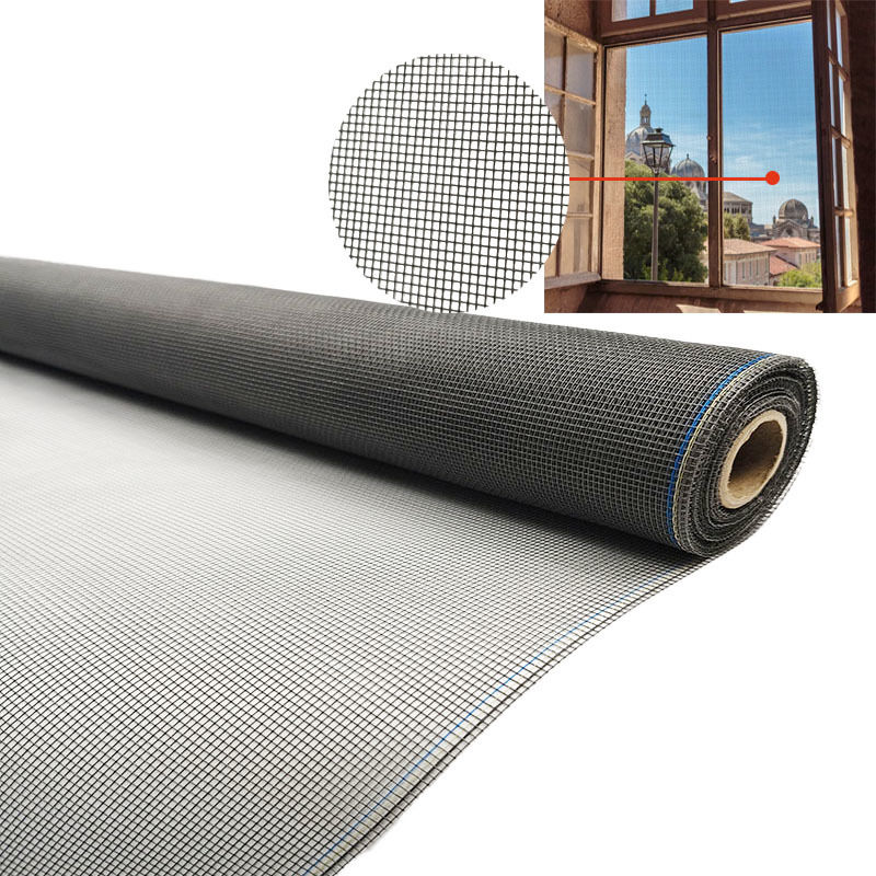 カスタマイズされたPVCコーティング 蚊対策の窓スクリーン 寝室のドア オレンジコーティング