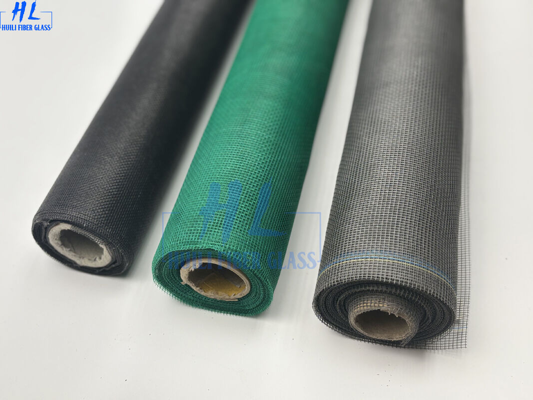 迅速配送 17x17メッシュ 98g 白 環境に優しい素材 屋外 PVC グラスファイバー保護ネット 小売窓ネット