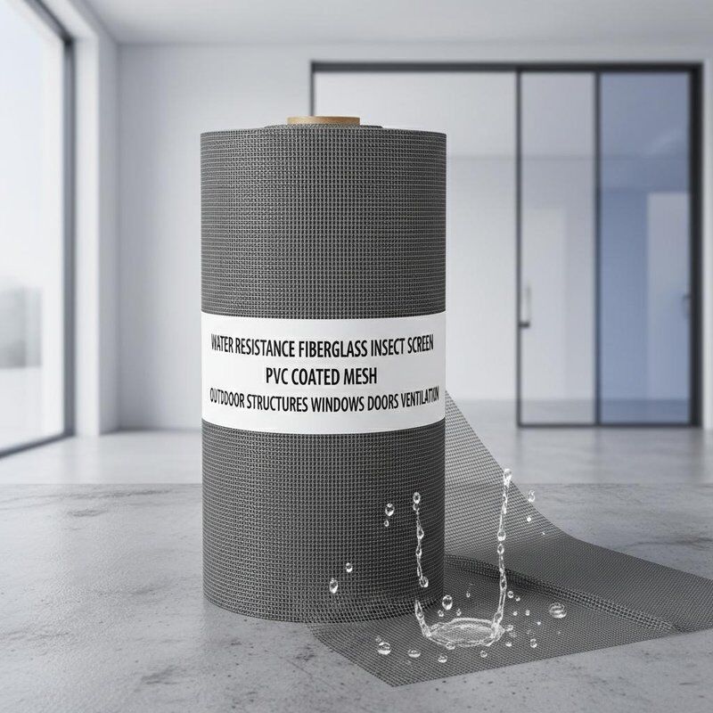 耐水性グラスファイバー防虫網 PVCコーティングメッシュ 屋外構造物、窓、ドア、換気口に最適