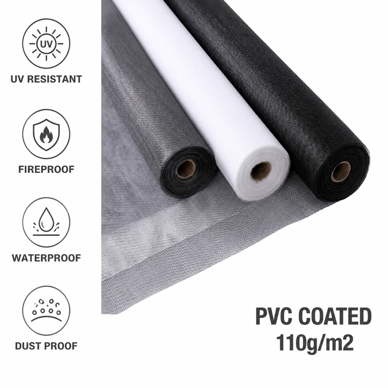 強力な生産能力 24x24メッシュ 無毒・安全 UVカット 窓用スクリーン グラスファイバー製 窓用スクリーン スタイリッシュな窓用スクリーン